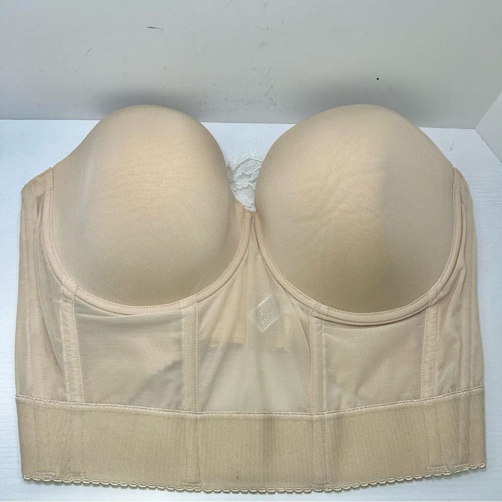 Wacoal Strapless Low Back Neutral Cream Bra 40DD